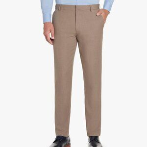 Van Heusen Men's Slim Fit Stretch Flat Front Traveler Pant